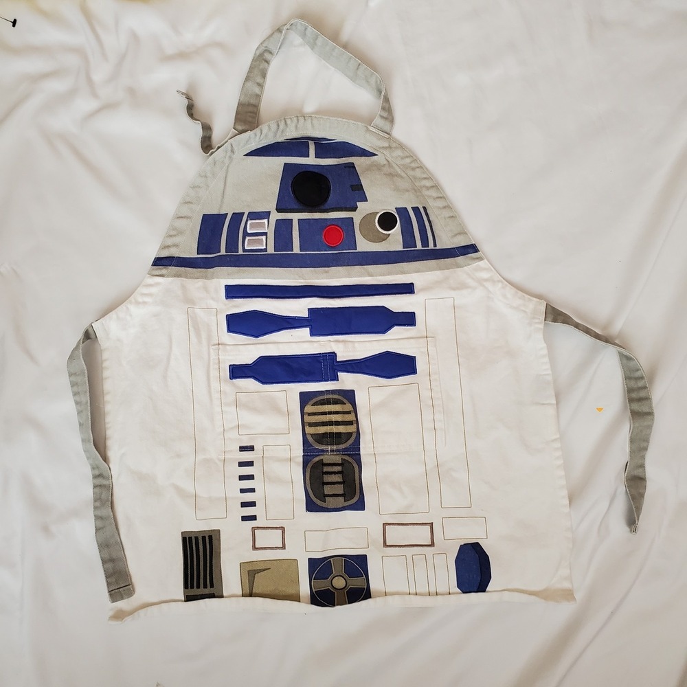 Williams Sonoma x Disney Star Wars R2D2 Kitchen Apron Cotton Unisex Child Kid